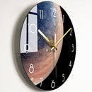 Luxury Silent Wall Clock Living Room Glass Clocks Wall