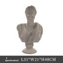 Modern Light Luxury Cut Female Character Art Sculpture Crafts Ornaments