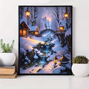 5DDIY Diamond Painting Set  Full Diamond Round Water Diamond Art